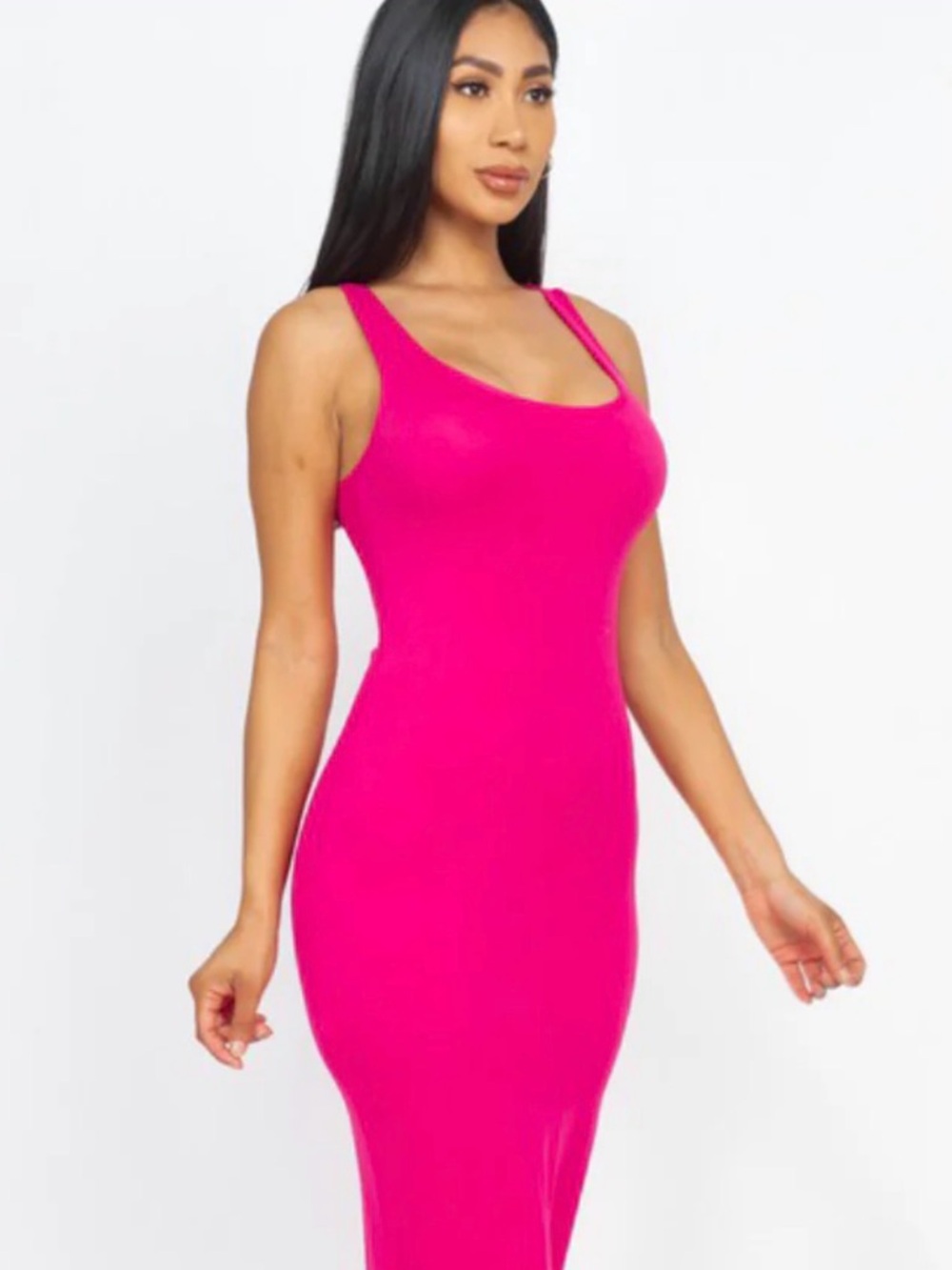 Hot Pink Maxi Dress